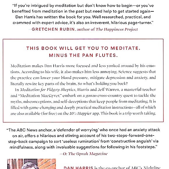 Meditation For Fidgety Skeptics Book NWT - Picture 2 of 2